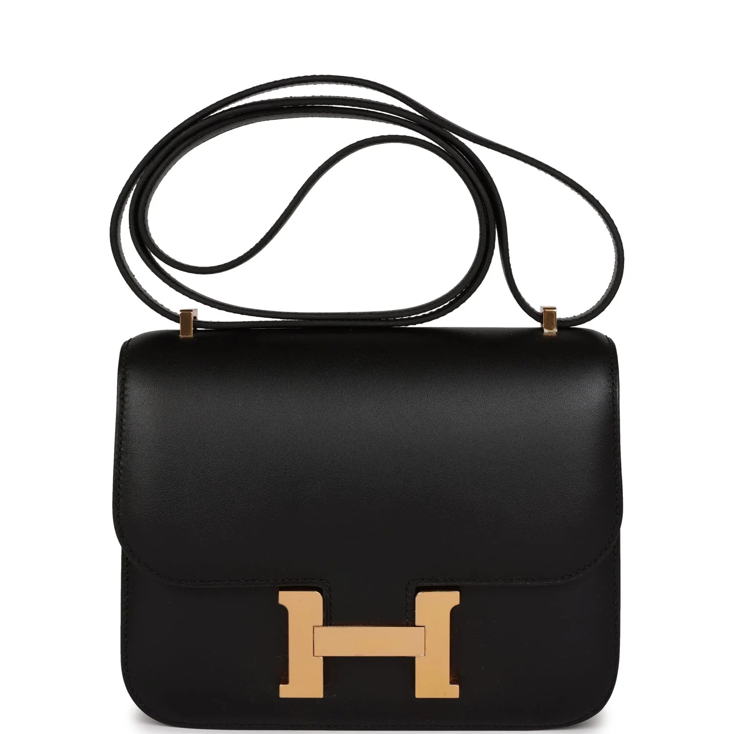 Black Veau Monsieur Rose Gold Hardware Bag A94516