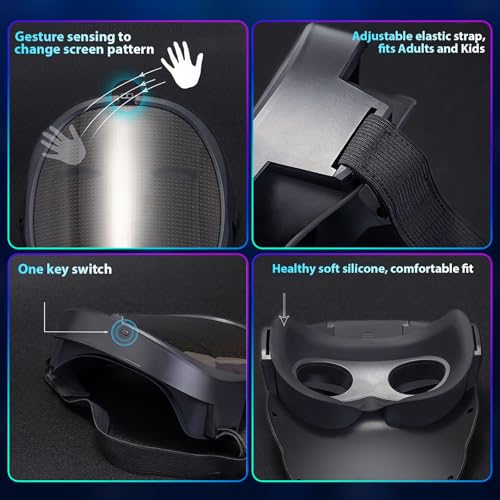 LED Mask with App Controlled Gesture Sensing E80470