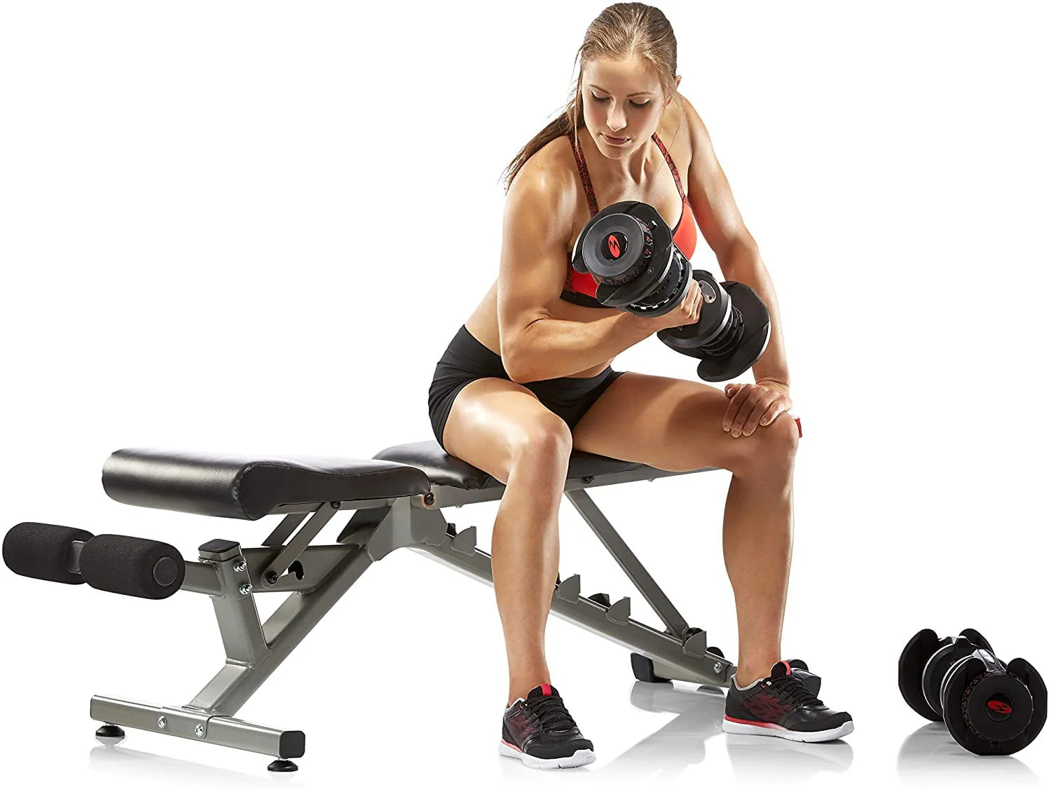 Adjustable Dumbbell Weights, Pair D5414
