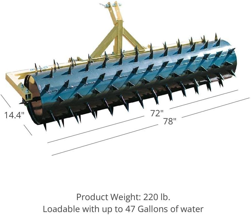 6 FT Drum Spike Aerator N8486