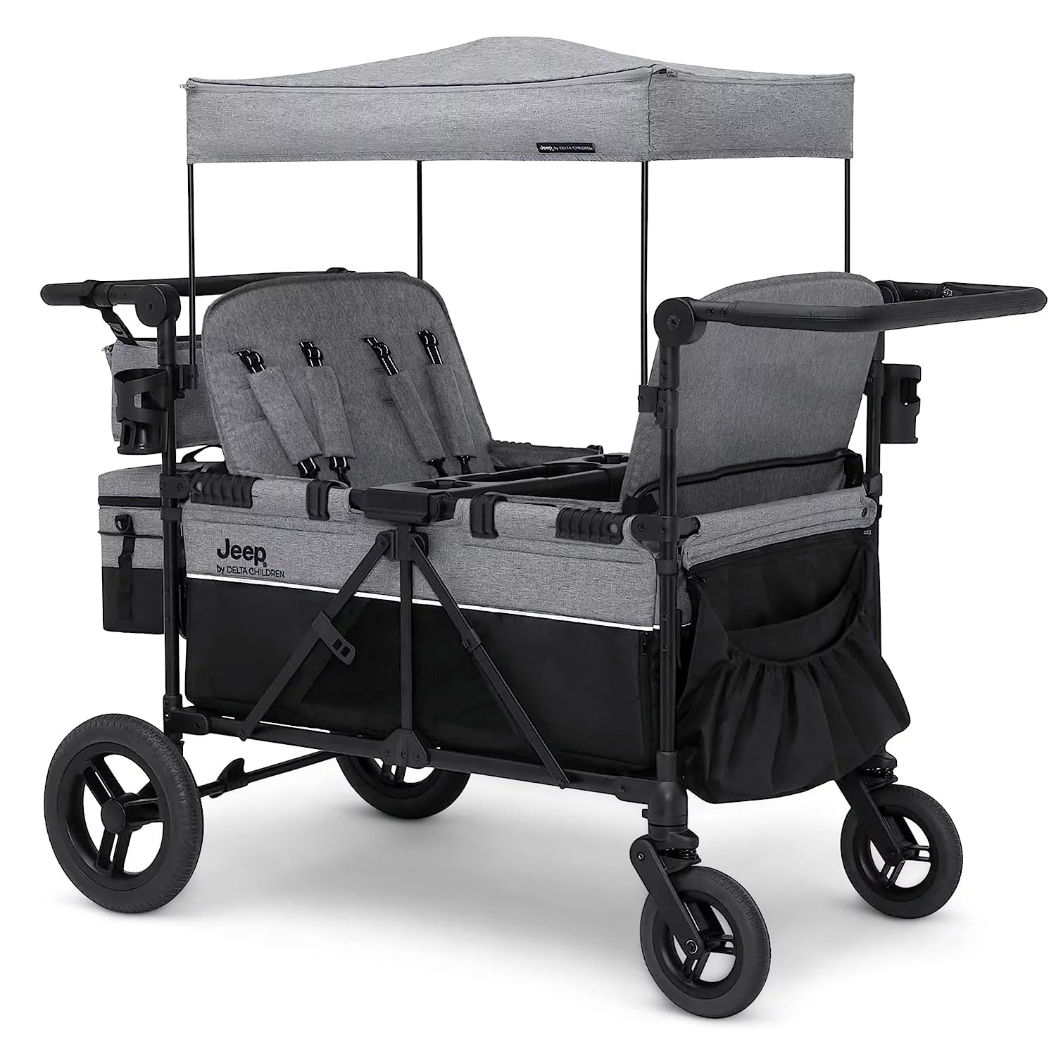 Grey 4 Seater Stroller Wagon E41733