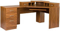 Large Autumn Oak Corner Desk O38436
