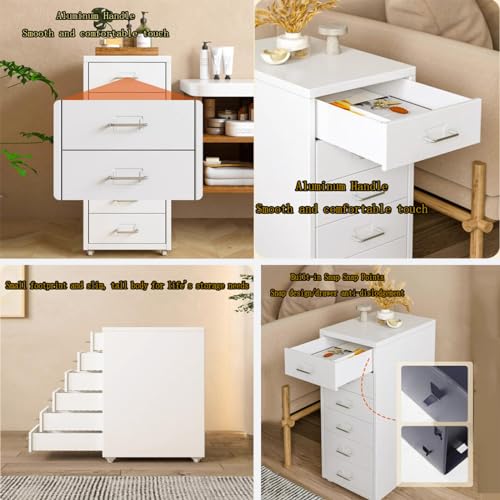 Metal Mobile File Cabinet with Lock Casters A988610