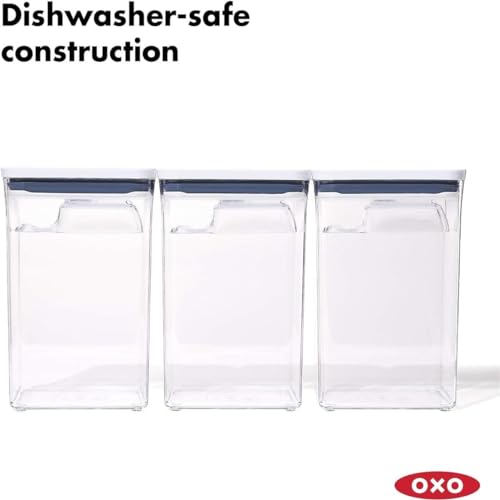 6 Piece Large Canister Set with Scoops, White T677445