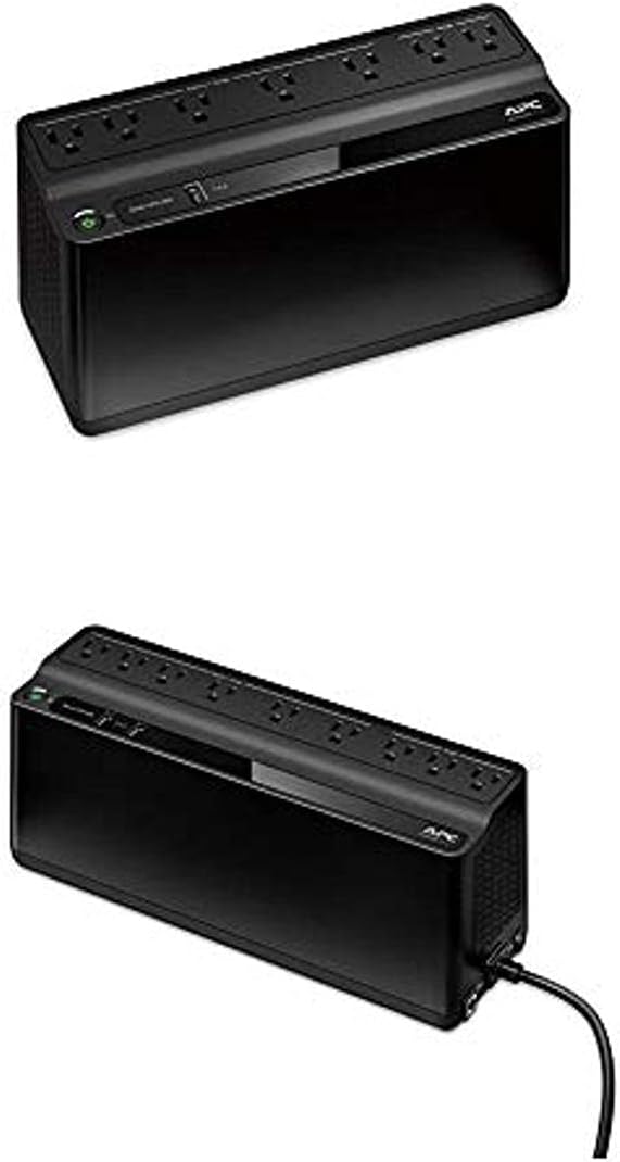 600VA UPS Battery Backup and Surge Protector Pack of 2 T42488