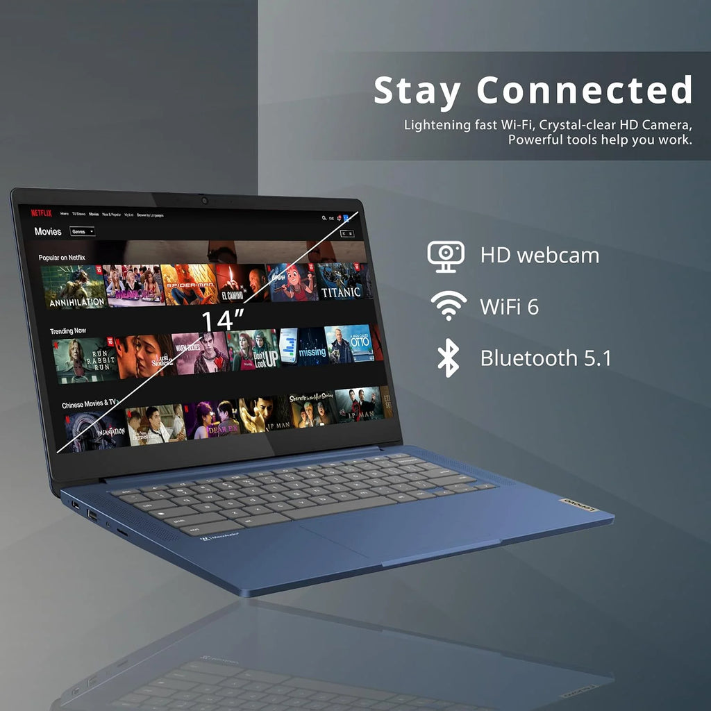 14" FHD IPS Touchscreen Chromebook, 4GB RAM, 64GB eMMC, WiFi6 X2758