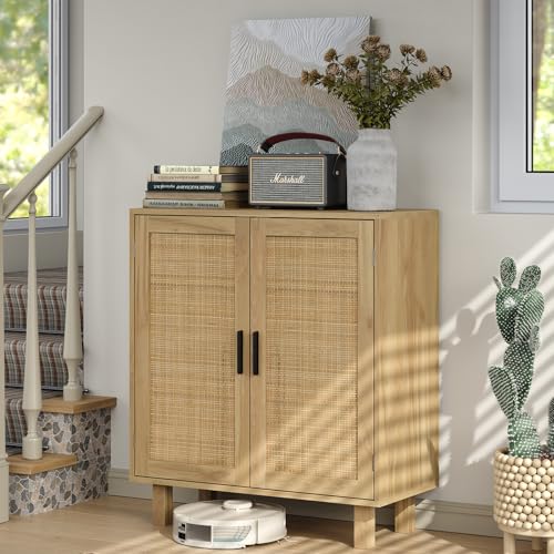 Rattan Buffet Cabinet with Drawer D68261