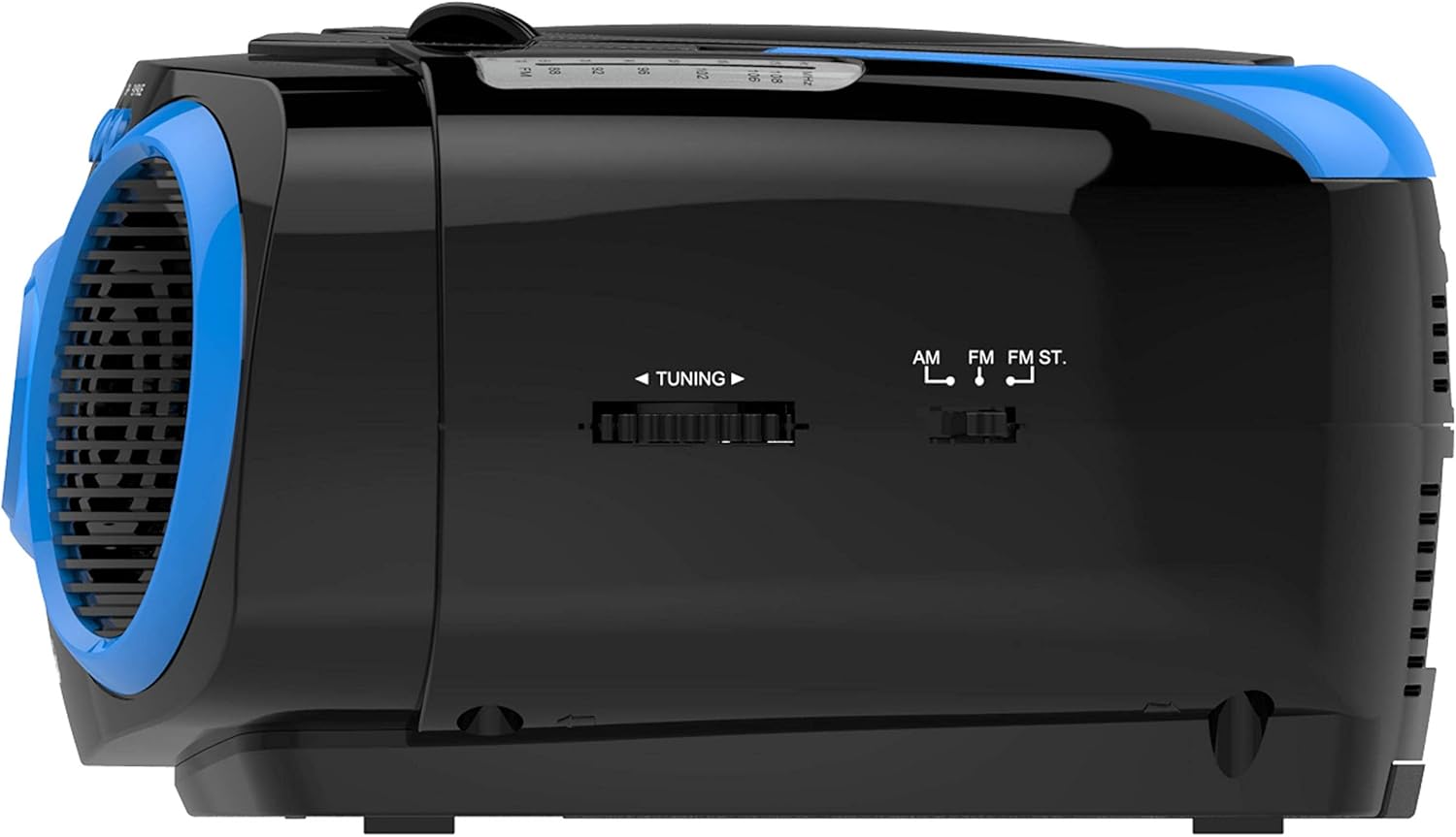 Blue Sport CD Boombox with AM/FM Radio and Aux Line-in J566