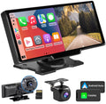 9.3" Portable Car Stereo with 2.5K Dash Cam and 64G SD Card Y2039