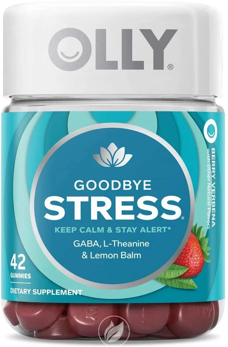 (2 Pack) Berry Verbena Gummy Supplement with GABA, L-Theanine and Lemon Balm; 42 Count I3475