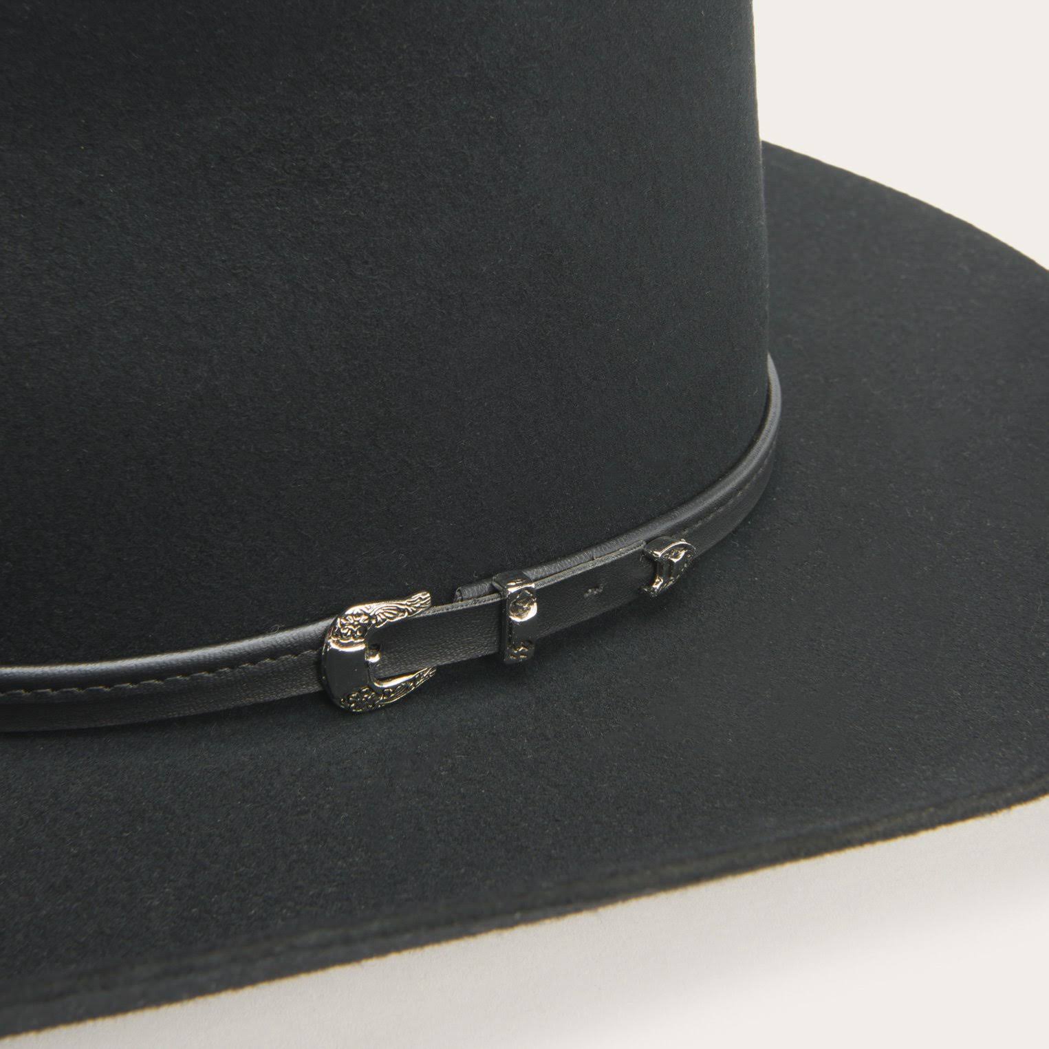 Black 4X Buffalo Felt Cowboy Hat X37066
