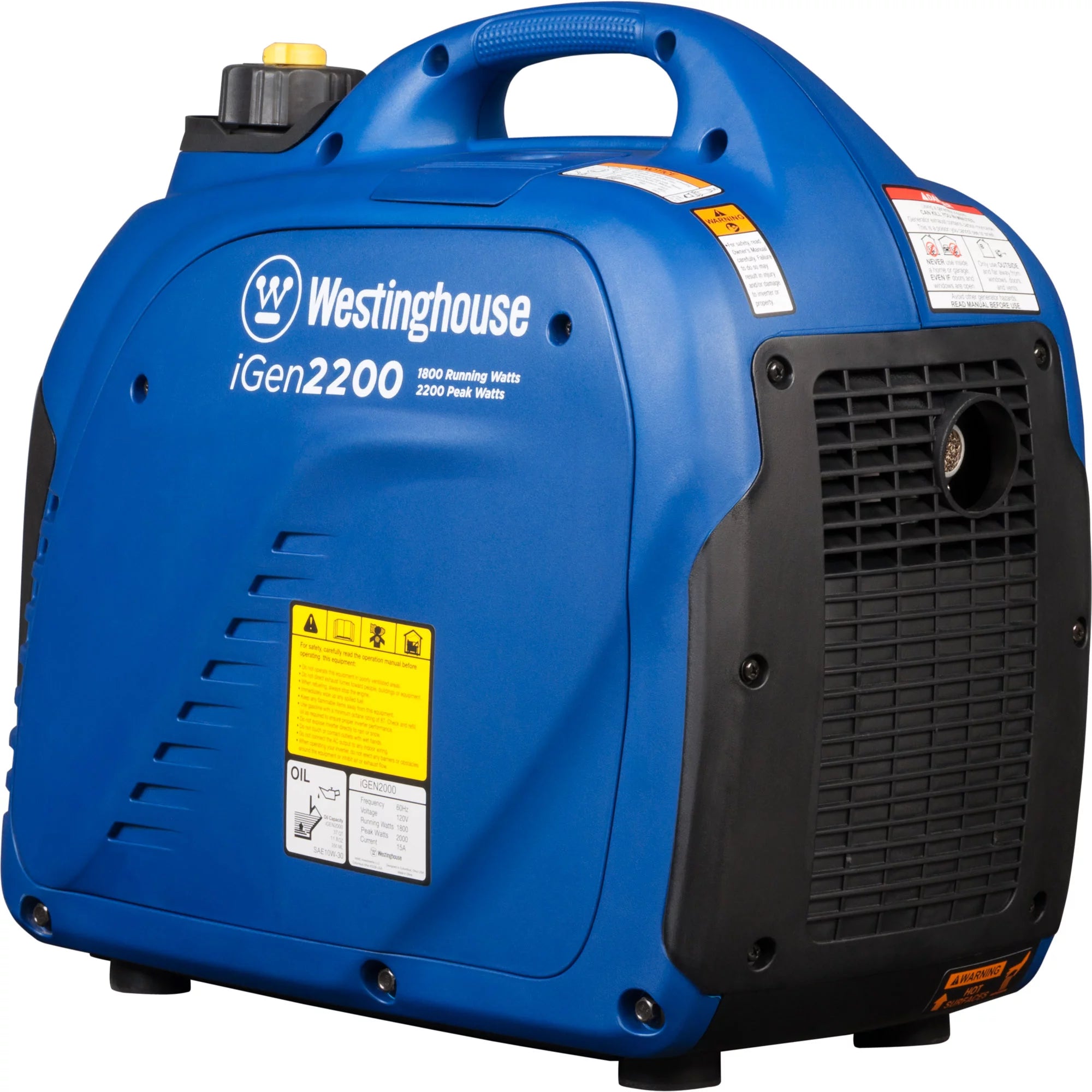2200 Peak Watt Portable Gas Inverter Generator Y73655