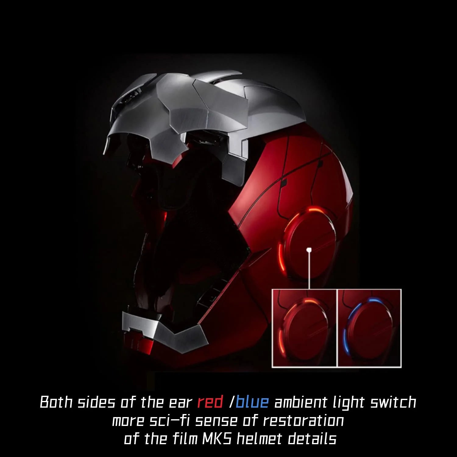 Iron Man Helmet Electronic Mask with Sounds & LED Eyes 1:1 Model F352