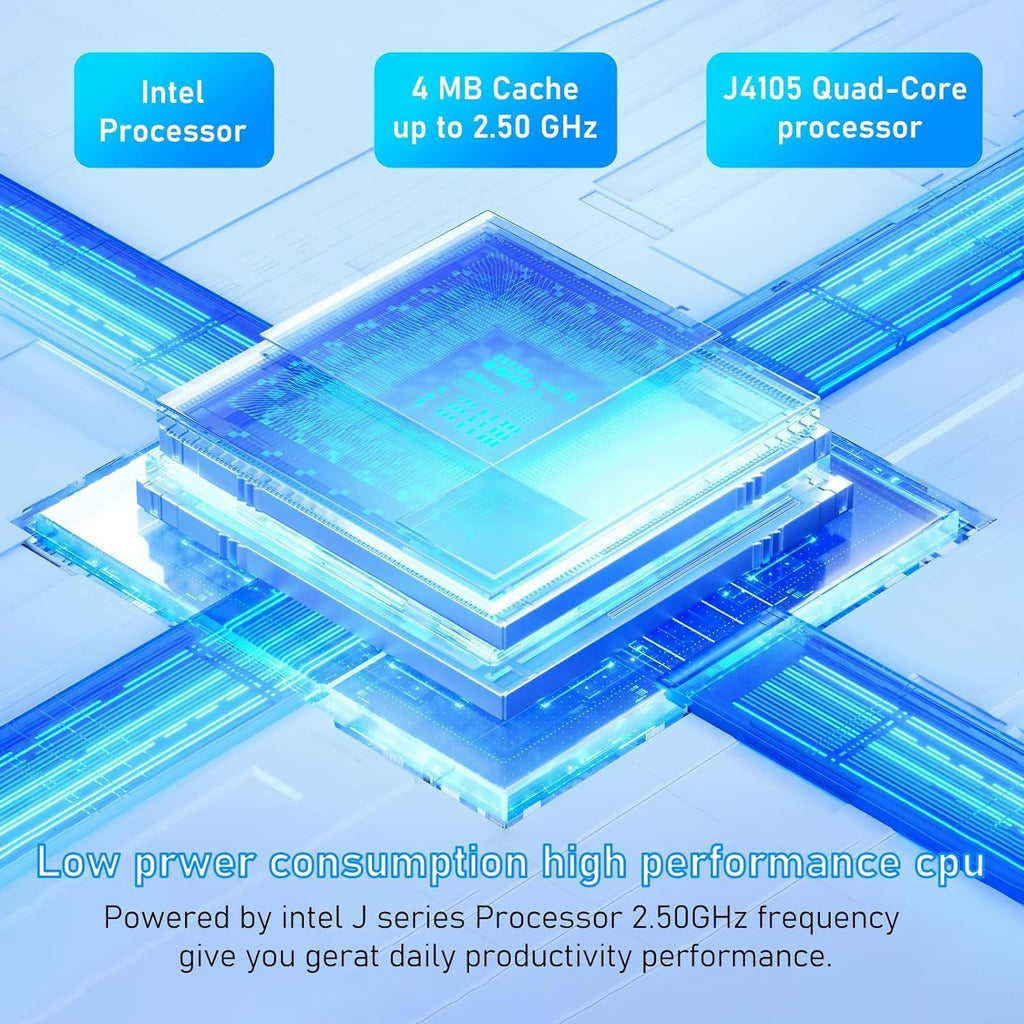 14.1 inch 1080P FHD Laptop Computer with 8GB DDR4 256GB SSD Quad-Core Intel Celeron J4105 Q96561
