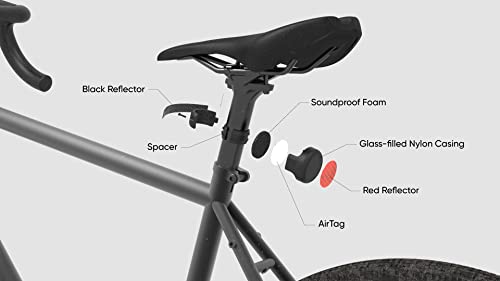 Black AirTag Bike Mount E271457
