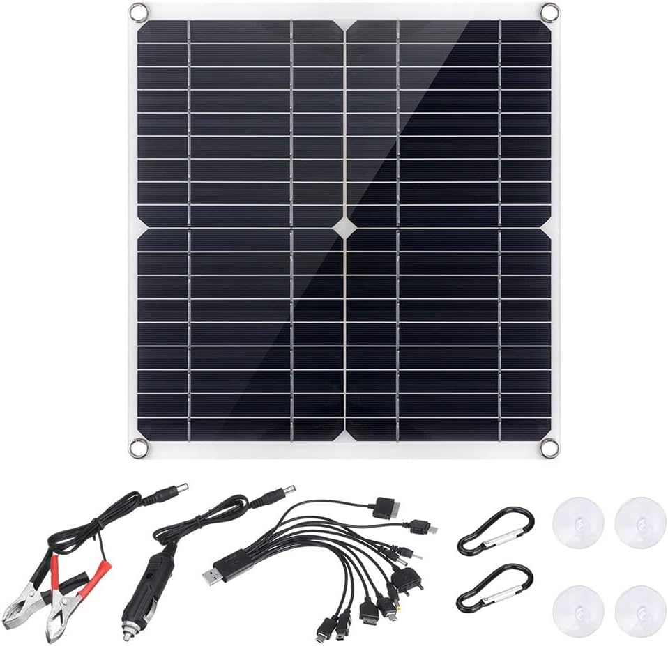 200 Watt 12V Solar Panel Kit with 100A Solar Charge Controller T9051