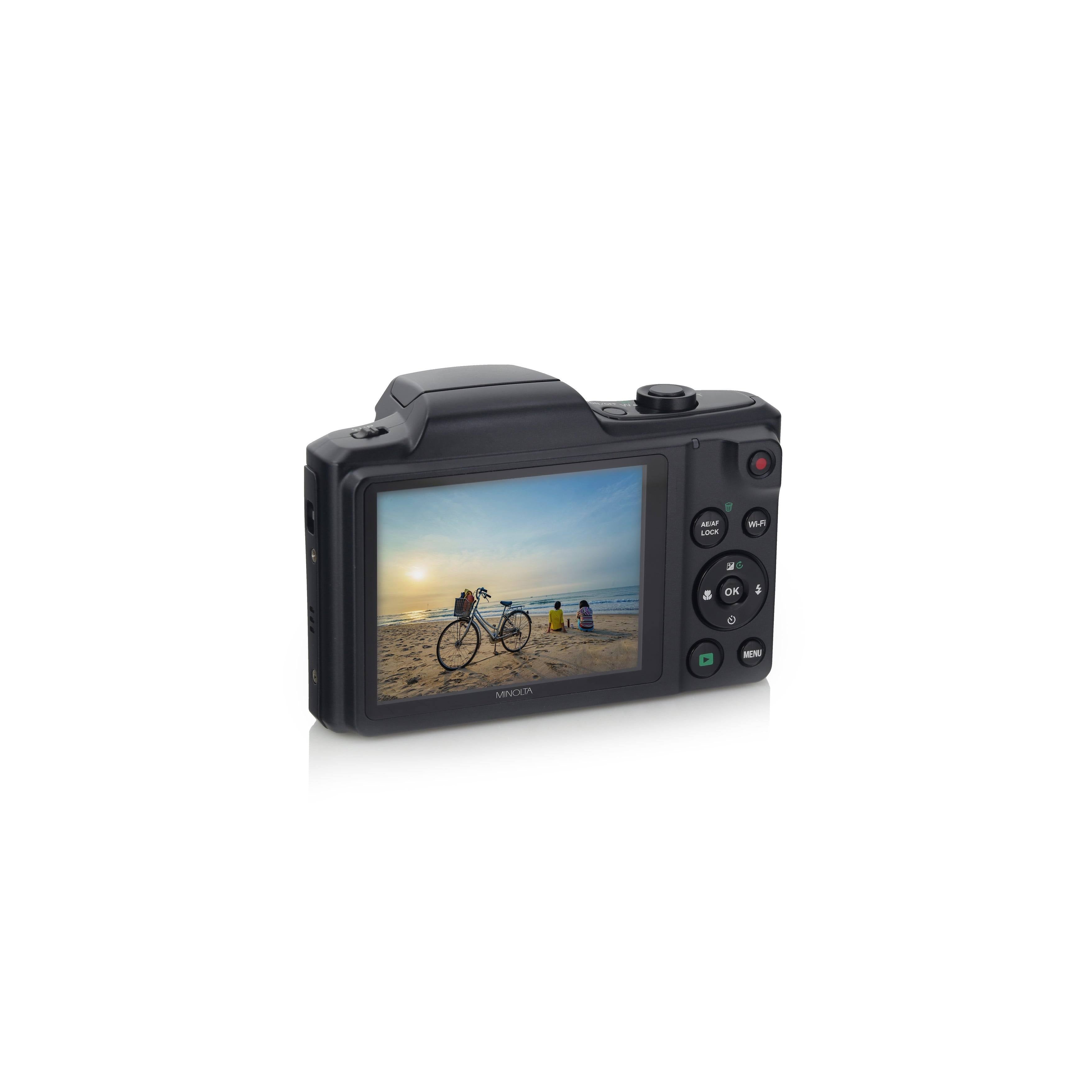 20.0-Megapixel 1080p Full HD Wi-Fi Digital Camera with 22x Zoom (Black) E77245