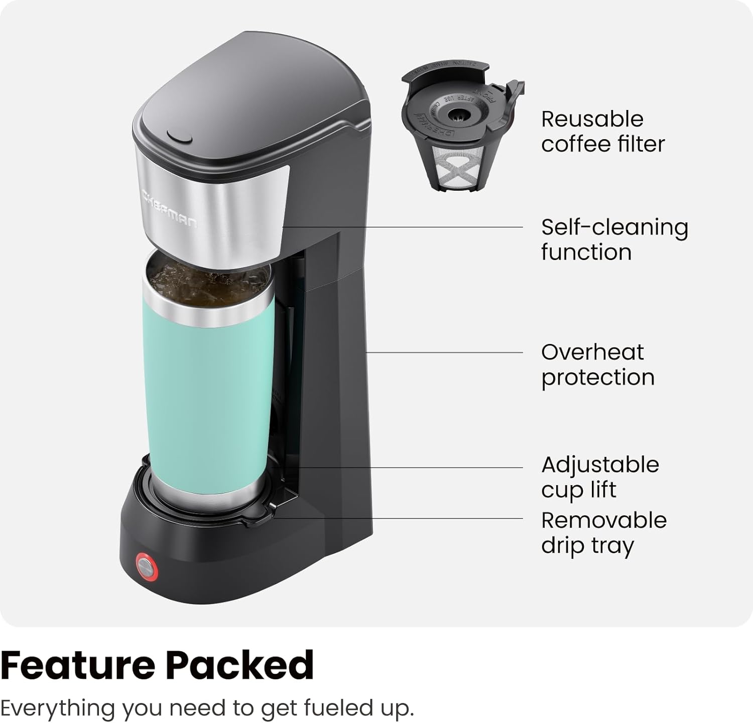 Single Serve Coffee Maker H21418