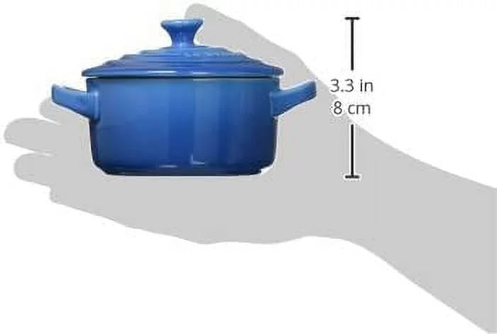 8 oz Mini Round Stoneware Cocotte X512