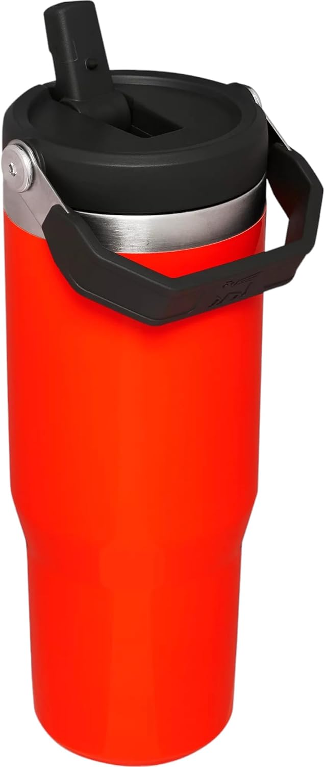 30 oz Stainless Steel Flip Straw Tumbler B1592