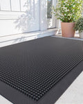 Heavy Duty Non-Slip Rubber Entry Mat, 24x36, Black P8830