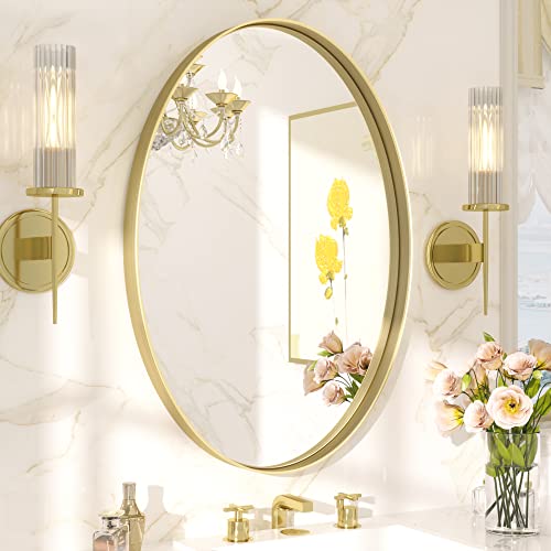 Black Framed 30 x 36 Inch Rectangle Wall Mounted Mirror Y173367