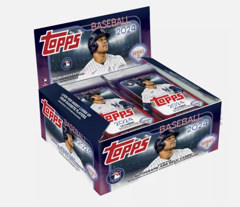 2024 Topps Series 2 Baseball Factory Sealed Retail Display Box 20 Packs of 14 Cards Per Pack B479