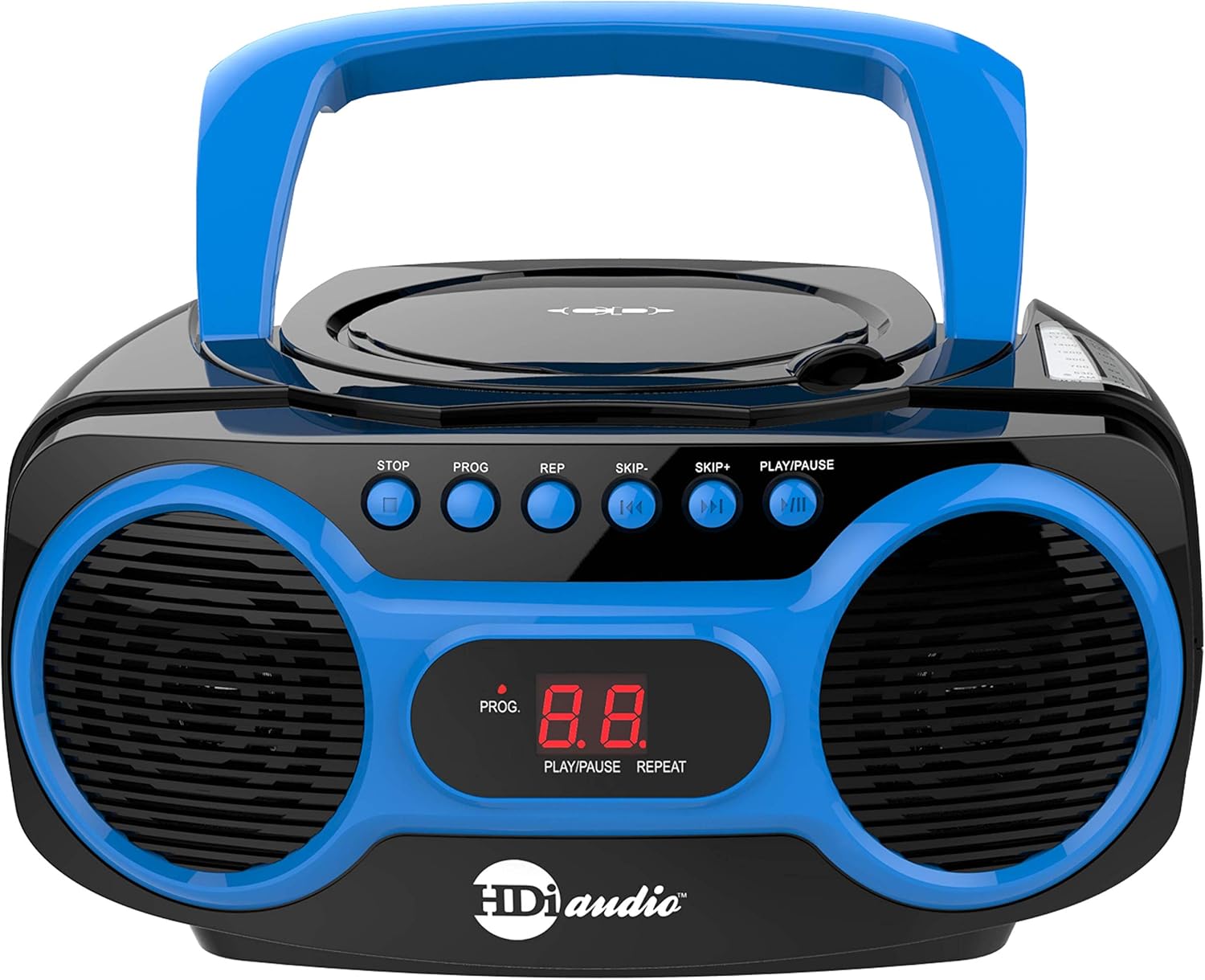 Blue Sport CD Boombox with AM/FM Radio and Aux Line-in J566