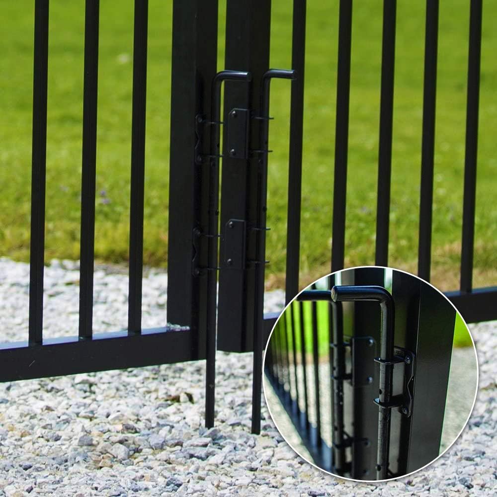 Heavy Duty Steel Gate Drop Rod 36 inch Black Finish 2 Pack W144829
