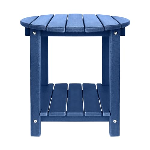Teak HDPE 2-Tier Outdoor Side Table R7864