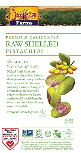 Naturally Raw Shelled Pistachios, Non-GMO, Gluten Free, Vegan, Kosher, 5 Oz R946