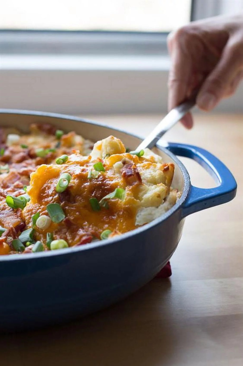 Red Enameled Cast Iron Covered Casserole W694908