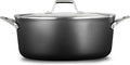 Black Hard-Anodized Nonstick 8.5-Quart Dutch Oven with Cover X272431