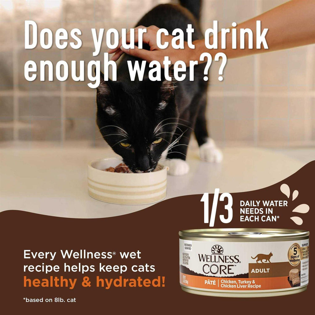 Natural Grain-Free Chicken Turkey & Chicken Liver Pate Canned Cat Food X7790