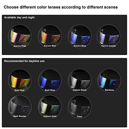 LS2 Replacement Helmet Visor with Anti-fog Film L94824