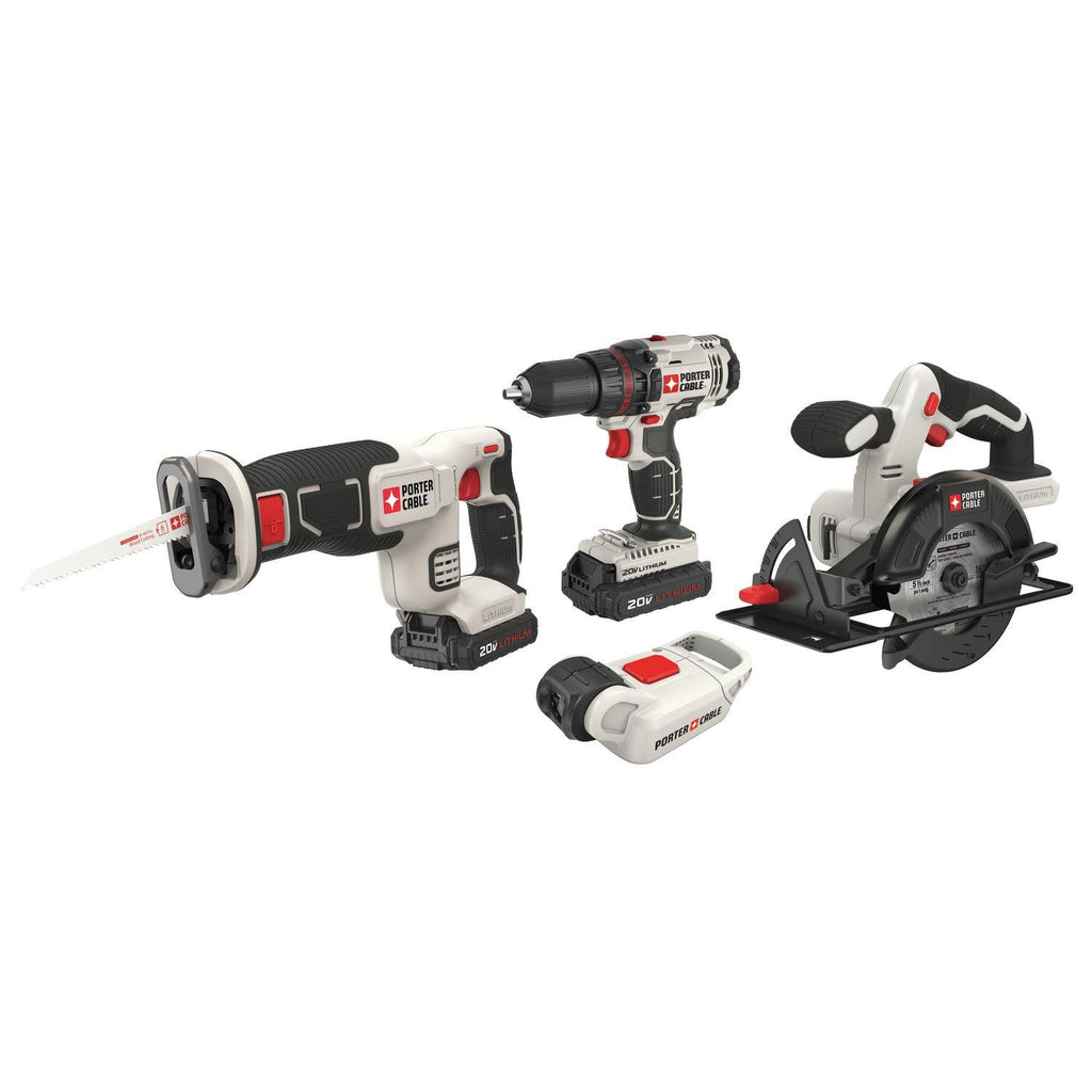 20V Max Lithium Ion 4-Tool Combo Kit J58633