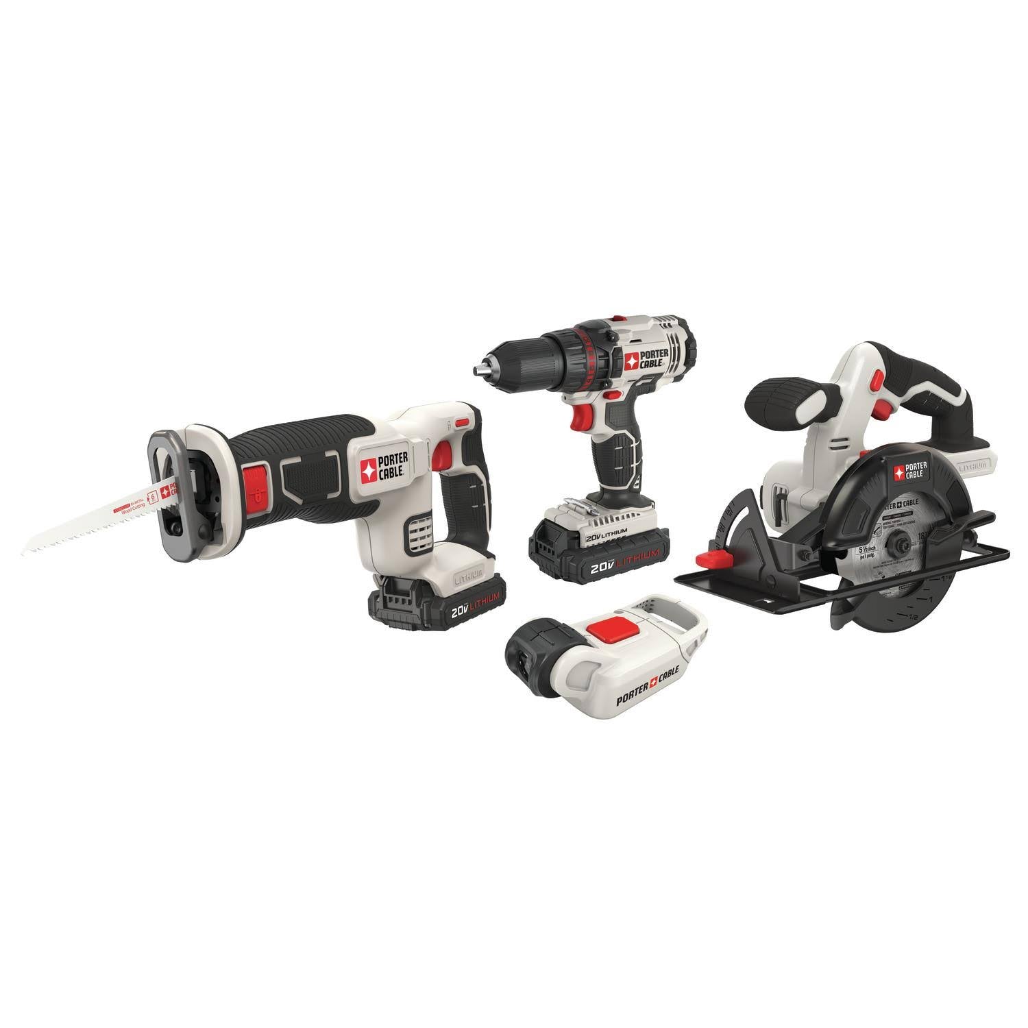 20V Max Lithium Ion 4-Tool Combo Kit J58633