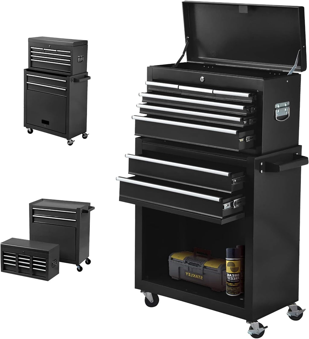 8-Drawer Red Rolling Tool Chest with Locks O5927
