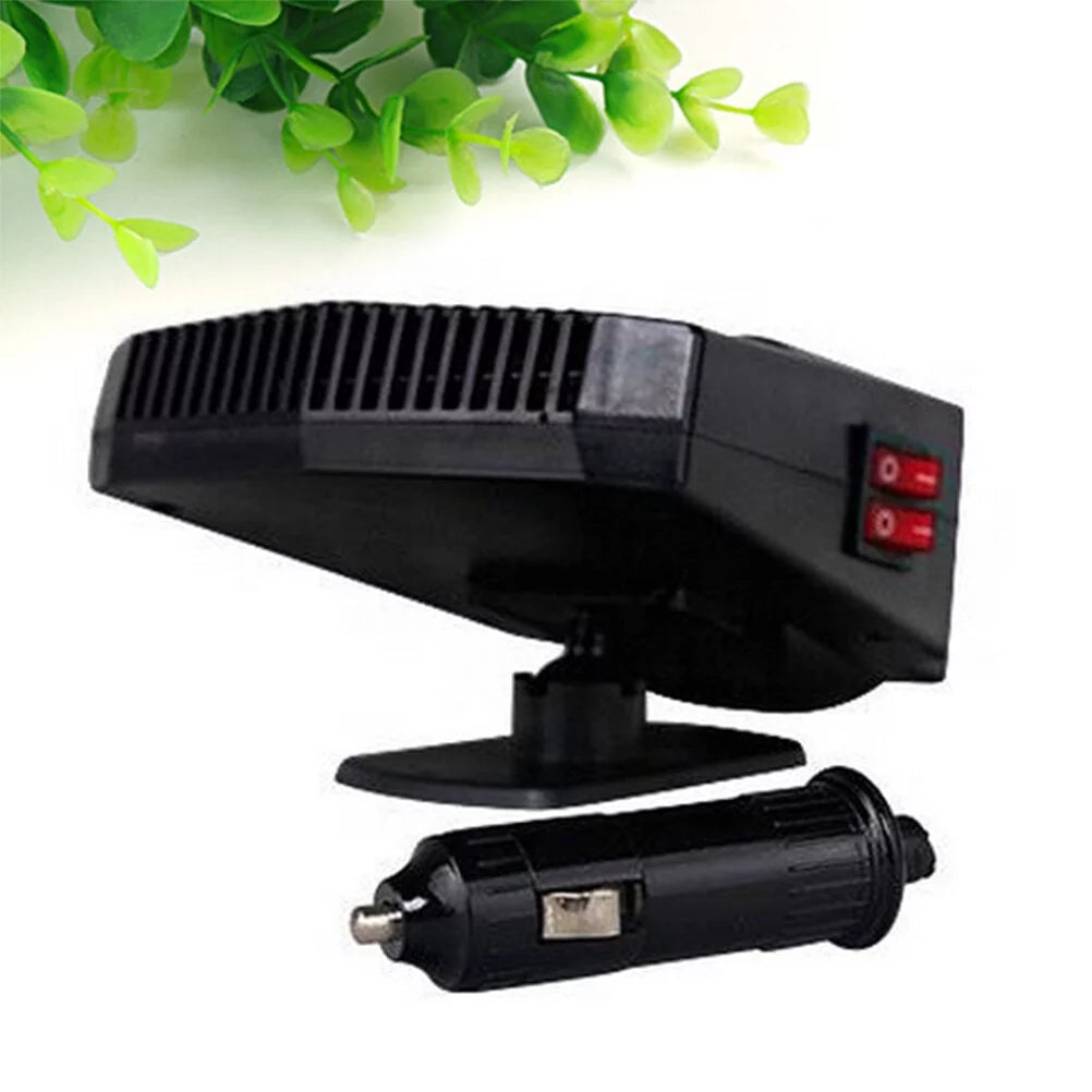 12V 200W Demister Defrosting Electric Heater Fan (Black) M478374