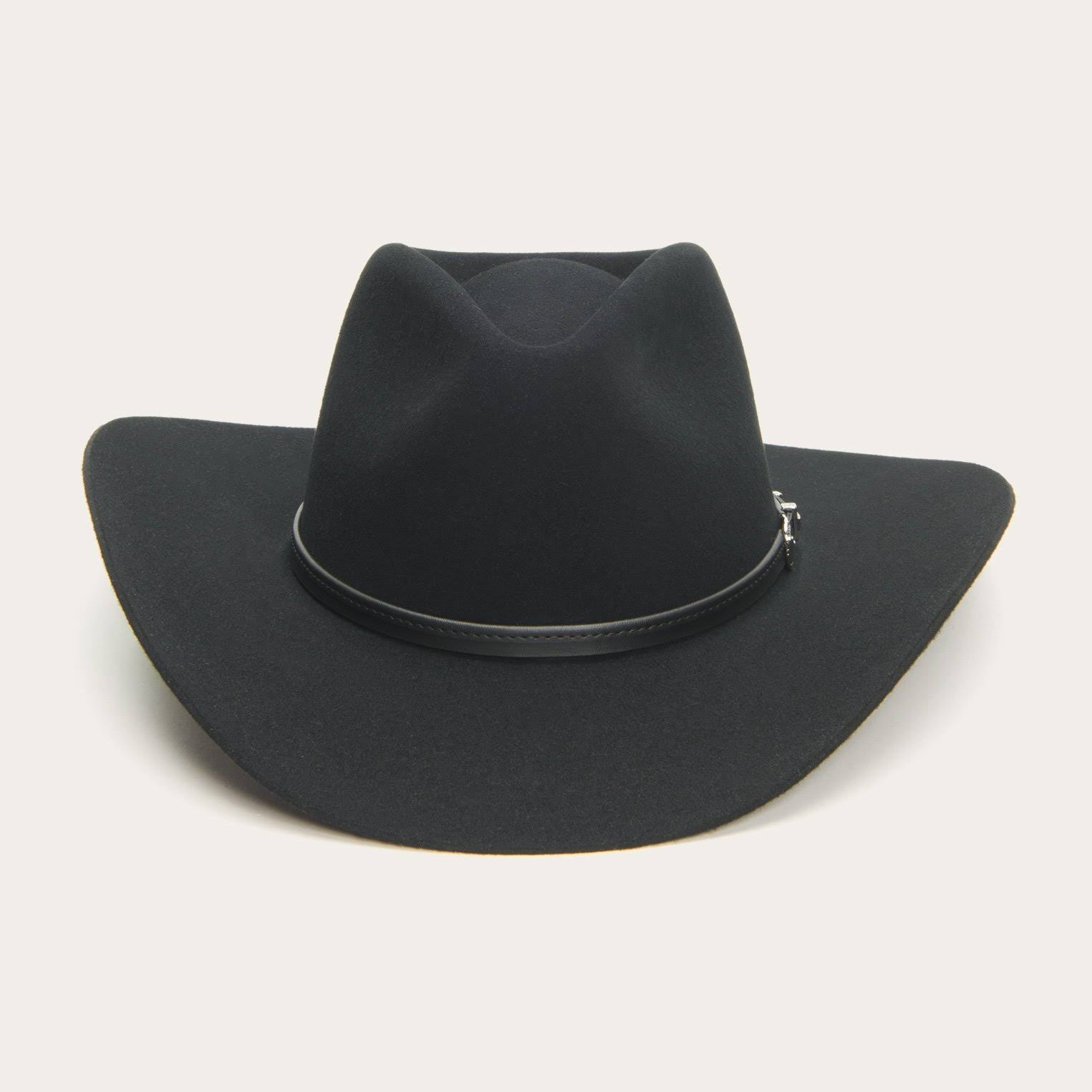 Black 4X Buffalo Felt Cowboy Hat X37066