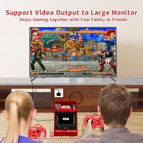 Mini Home Arcade Machine with 45 Pre-Loaded Classic Games, 3.5inch Screen W995309