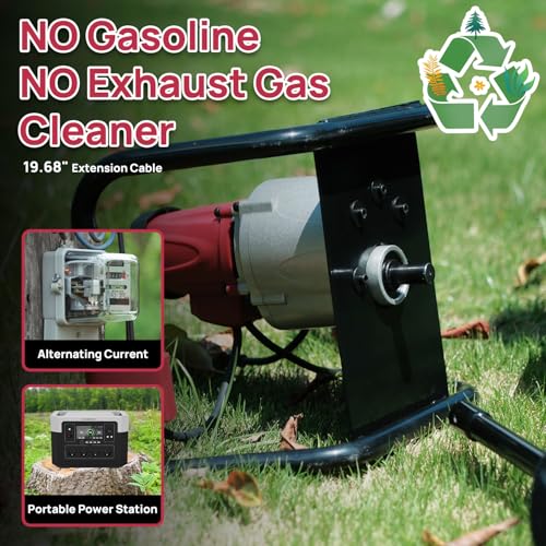1500W Electric Post Hole Digger with 8" Digging Auger and Extension Rods G2908