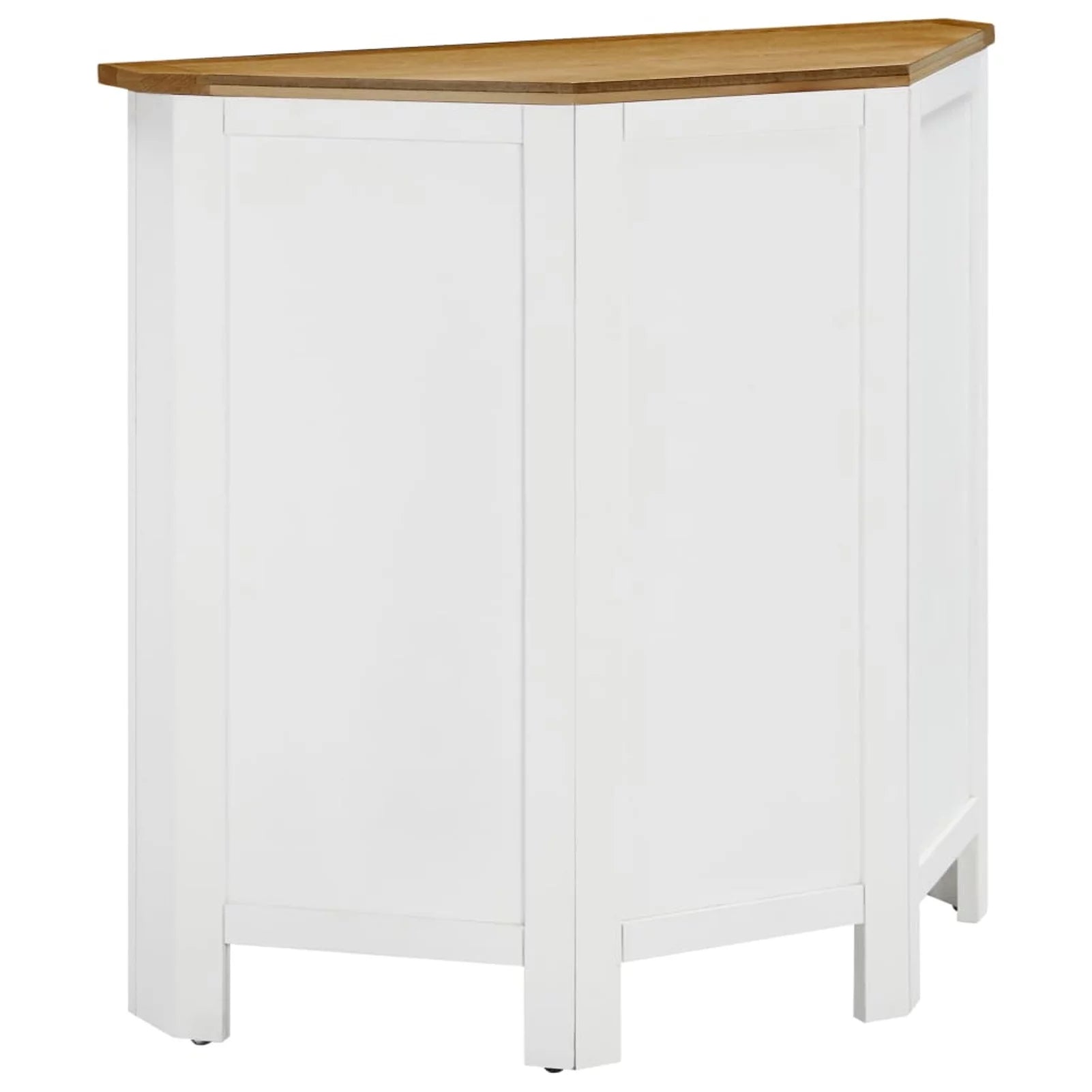 Solid Oak Wood Corner Cabinet U209272