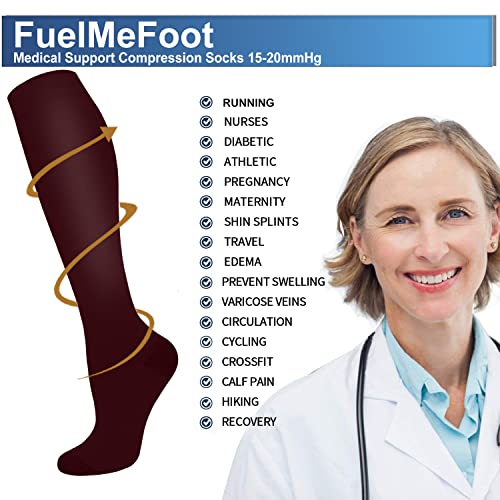 3 Pack Copper Compression Socks F92036