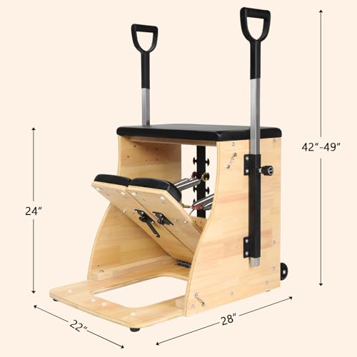 Split-Pedal Stability Combo Chair with Handles G8621