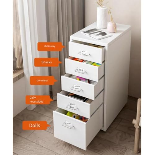 Metal Mobile File Cabinet with Lock Casters A988610