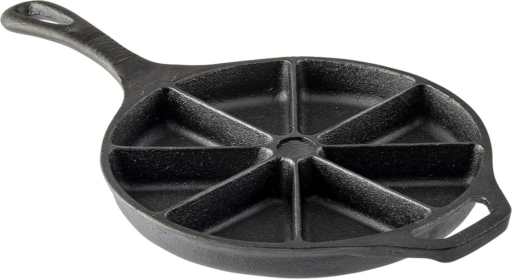Round Cast Iron Corn Bread Skillet with Handle, 8.75" dia x 15.625" P757098