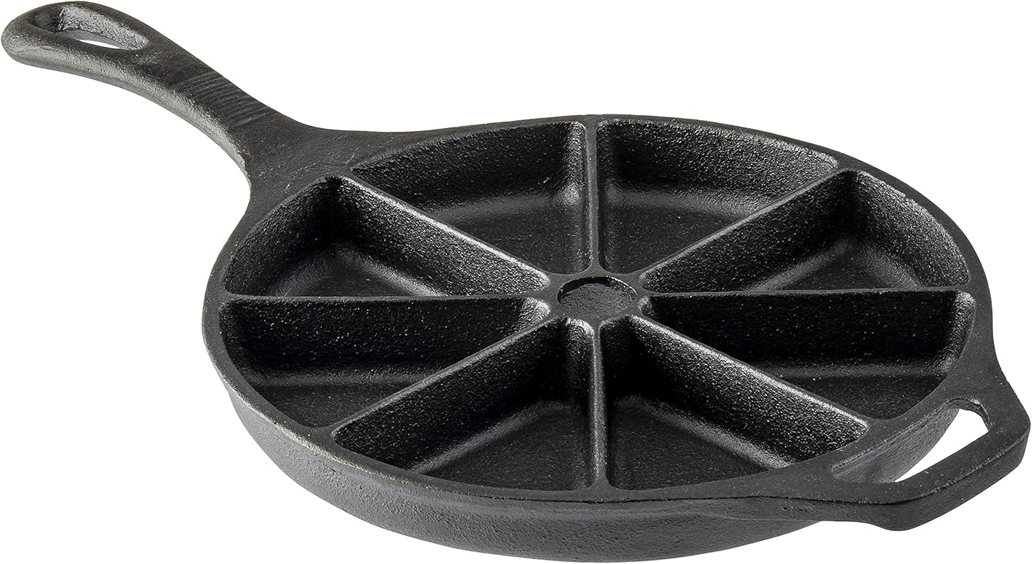 Round Cast Iron Corn Bread Skillet with Handle, 8.75" dia x 15.625" P757098