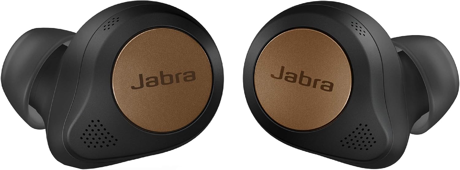 Gold Beige True Wireless Bluetooth Earbuds with Charging Case B4368