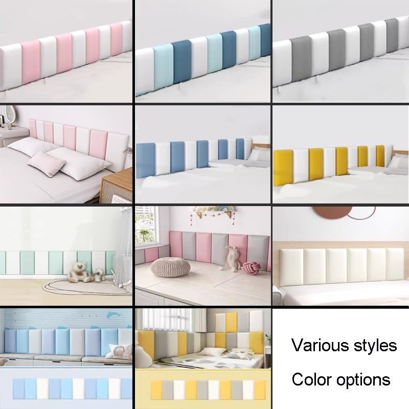 3D Anti-Collision Wall Mounted Bed Wall Padding W280497